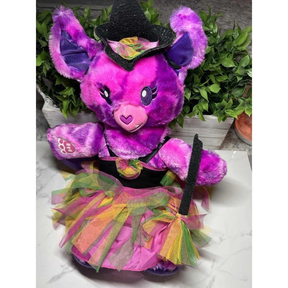 Build A Bear Midnight Shimmer Vampire Bat Plush witch‎ costume Stuffed Halloween